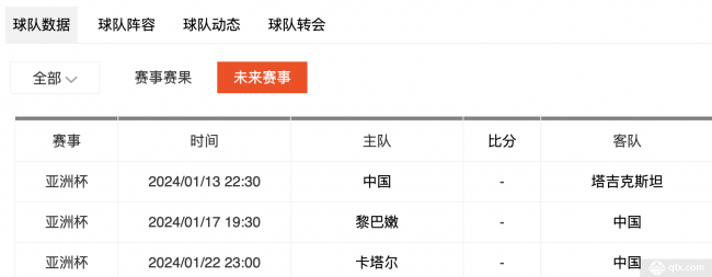 国足亚洲杯赛程时间安排小组赛收官战面对东道主