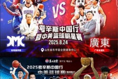 广东男篮官宣热身赛赛程 8月24日-29日三战肯塔基传奇队