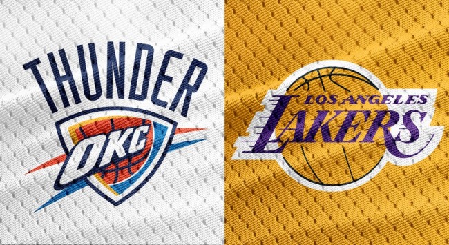 NBA常规赛湖人VS雷霆视频直播