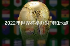 2022年世界杯举办时间和地点一览