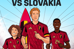 比利时发布海报预热欧洲杯首战 球队将对阵斯洛伐克