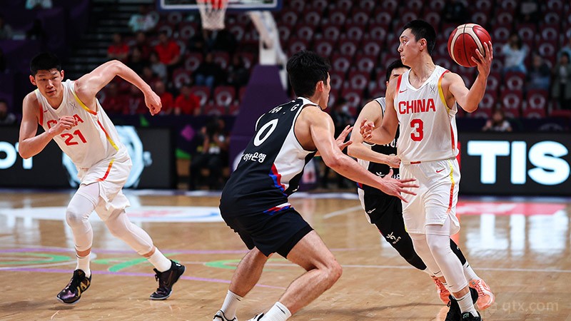 中国男篮迎战韩国男篮