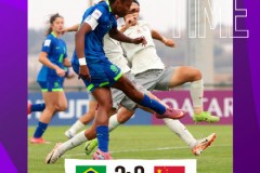 中国U17女足世界杯止步十六强 0-3不敌巴西