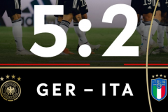 欧国联德国5-2大胜意大利 德国打破魔咒