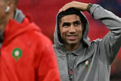 阿什拉夫将出战赞比亚 此前因脚踝受伤长期缺阵