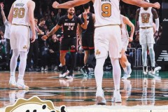 NBA常规赛凯尔特人主场129-116力克热火 怀特33分 布朗30+9+7