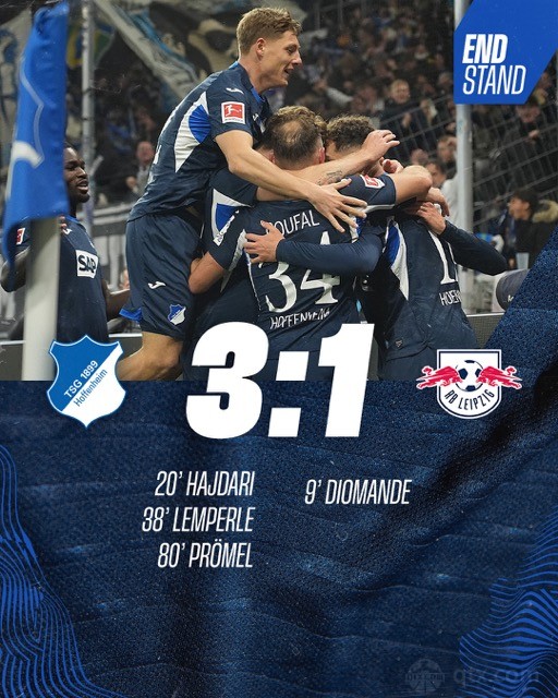 霍芬海姆3-1RB莱比锡