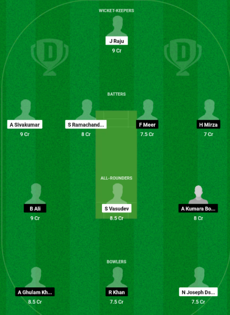 GAT VS KWM Dream11 Team Choice 1