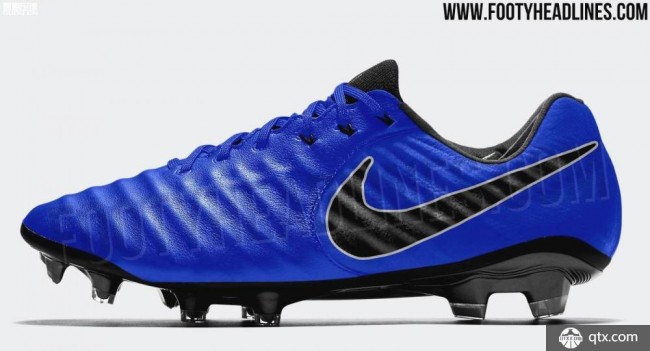 球鞋资讯 黑与蓝 耐克全新一季足球鞋套装提前曝光