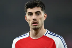 哈弗茨伤病复发 预计年底前能重返赛场