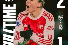 女足欧冠:阿森纳2比1皇马 阿森纳主场逆转