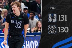 独行侠5人上双主场131-130险胜掘金 弗拉格33+9+9 浓眉31+9