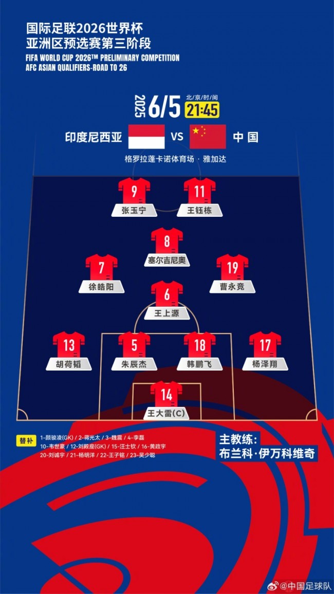国足客场0-1不敌印尼