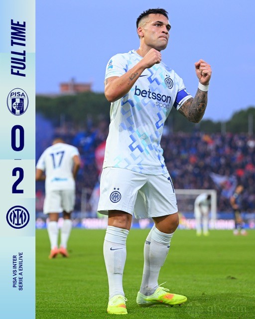 比萨0-2国际米兰