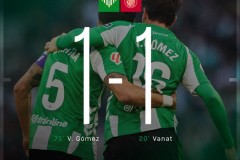 西甲皇家貝蒂斯1-1赫羅納 安東尼染紅