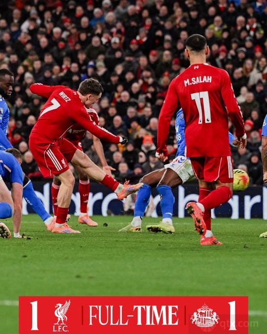 利物浦1-1桑德兰