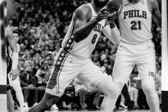 NBA常规赛76人客场123-108大胜独行侠 马克西34+8+10 恩比德22分