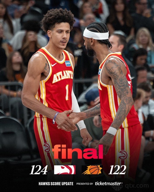 老鹰客场124-122逆转太阳