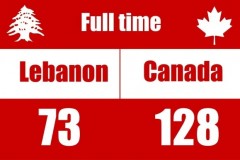 加拿大男篮大胜黎巴嫩55分 加拿大男篮70投50中