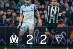 法甲马赛2-2昂热 马赛遭绝平