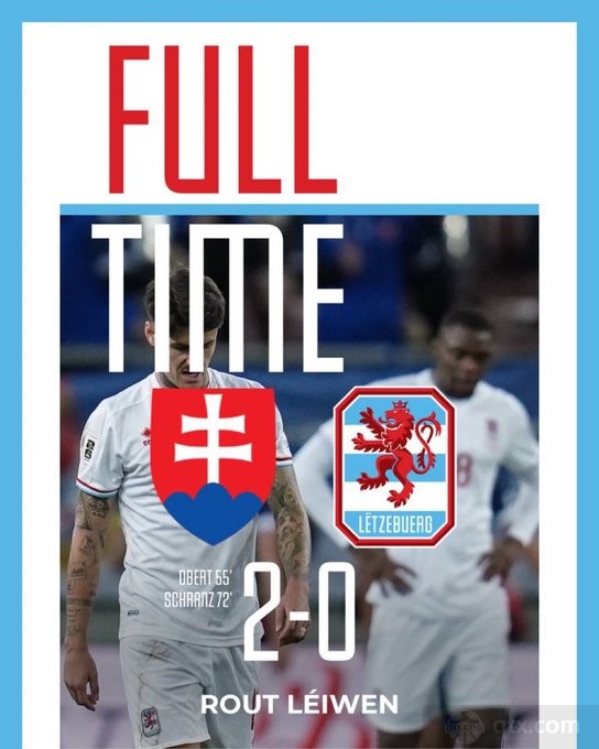斯洛伐克2-0卢森堡