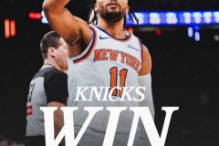 NBA常规赛尼克斯主场119-111力克骑士 阿奴诺比24+14 布伦森23分