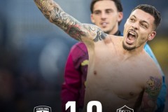 意甲卡利亚里1-0罗马 加埃塔诺破门制胜