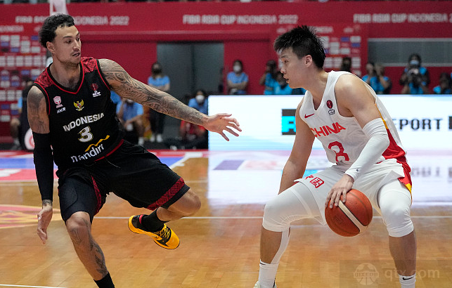 中国男篮面对印尼保持全胜 此前4次交手场均净胜72.5分