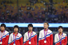 朝鲜女足获亚运会银牌 决赛惨败日本女足