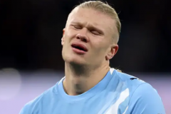 哈兰德英超三次罚丢点球 命中率降低至85%