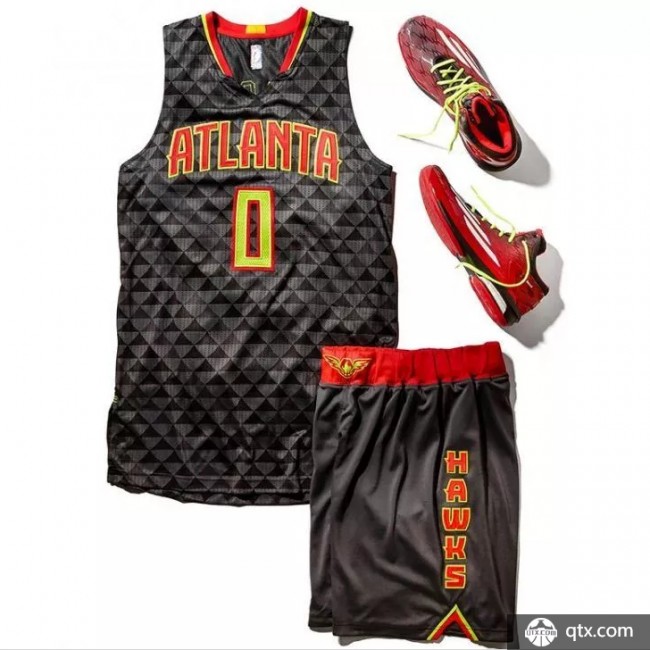 新赛季NBA老鹰队服公布 暗纹设计体现现代化
