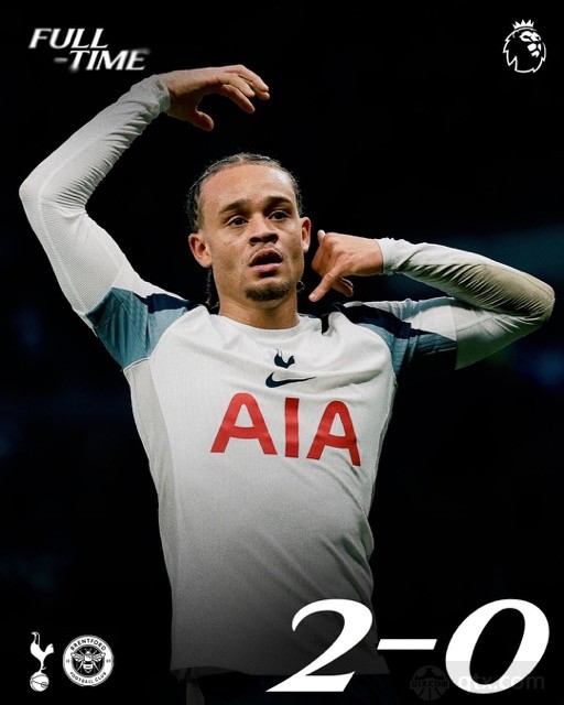 热刺2-0布伦特福德