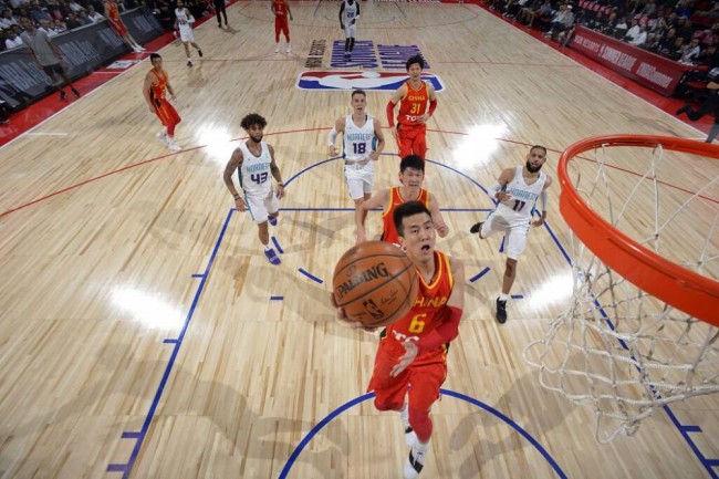 NBA夏季联赛 中国男篮力克黄蜂