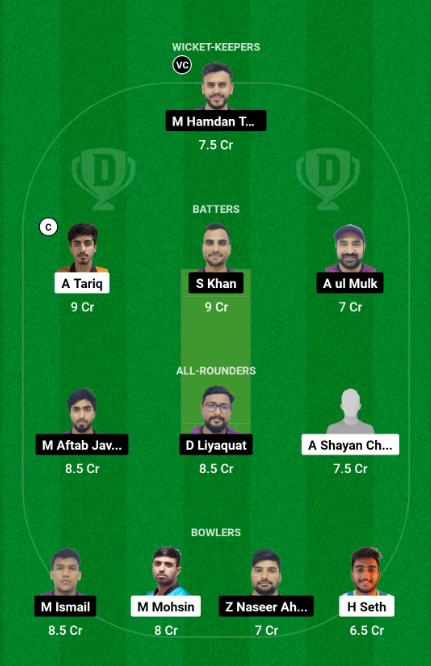 EMB vs AJM Dream11 Team Choice 2