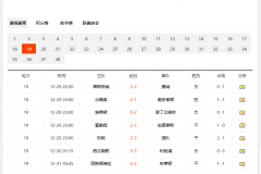 英超第19轮赛况及最新比分结果一览