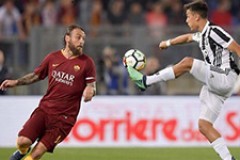 意甲联赛 罗马0-0横扫尤文锁定本赛季联赛冠军