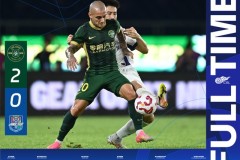 中超浙江队2-0天津津门虎 卡列洛头球建功 弗兰克锁定胜局