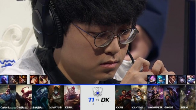 DK vs T1第二局BP