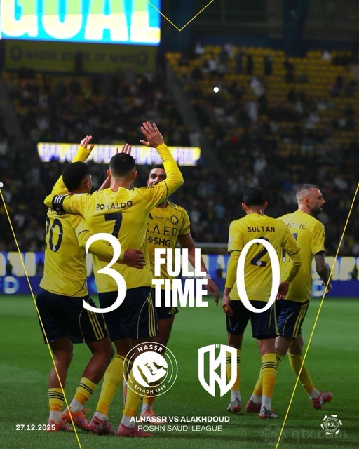 利雅得胜利3-0阿科多