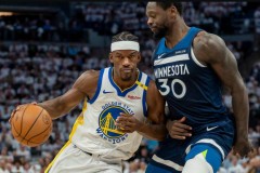 今日nba半决赛勇士110-117不敌森林狼 兰德尔31分巴特勒14分6板