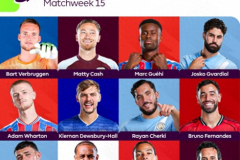 英超第15轮最佳阵容 哈维西蒙斯等球员在列