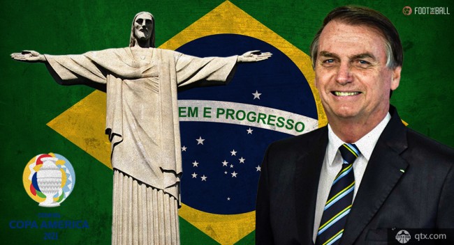 承办美洲被只不过是巴西总统的足球政治秀