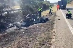 利物浦若塔车祸现场曝光 事故或由爆胎引起