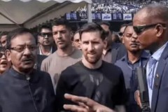 梅西在印度被笔尖划伤身体 主动提出离场