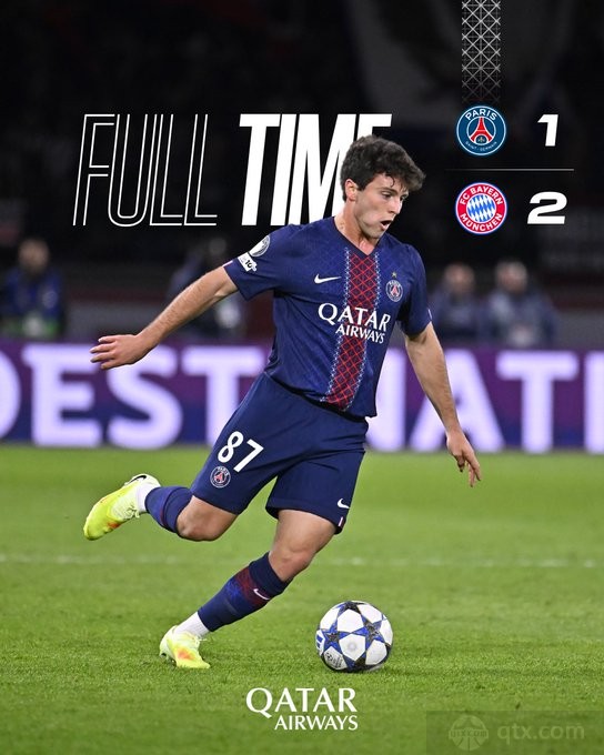 巴黎圣日耳曼1-2拜仁慕尼黑