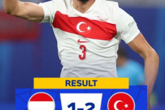 2024欧洲杯赛况：奥地利1-2土耳其 中后卫德米拉尔梅开二度