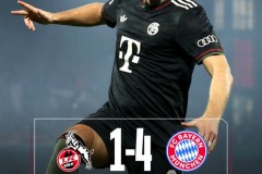 德国杯科隆1-4拜仁 凯恩双响