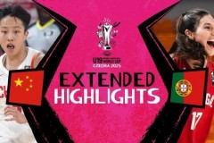 U19女篮世界杯中国U19女篮52-75葡萄牙U19女篮 冉珂嘉空砍17+10