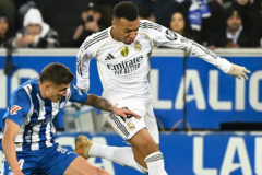 姆巴佩升至皇马进球榜第三 本自然年进球数提升至56球