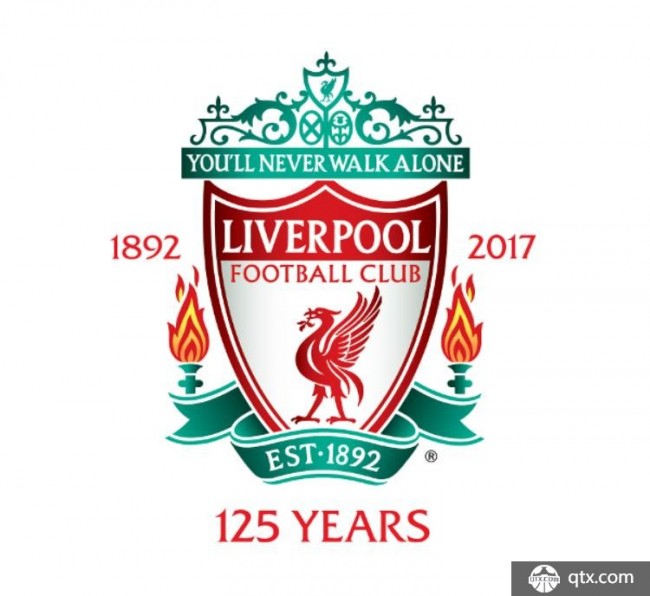 2017-18赛季利物浦的125周年纪念官方队徽